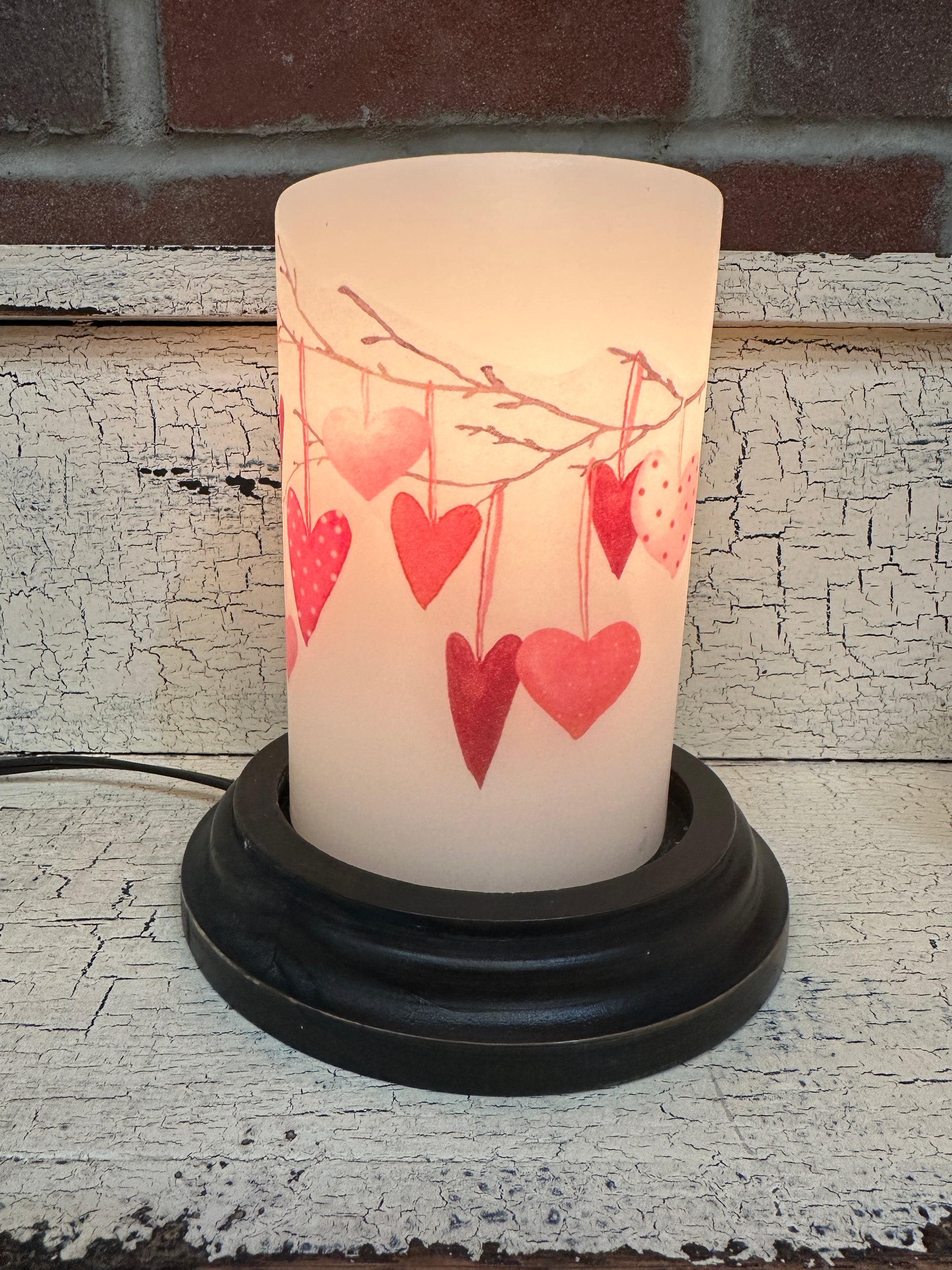 Love Valentine Branch Candle Sleeve