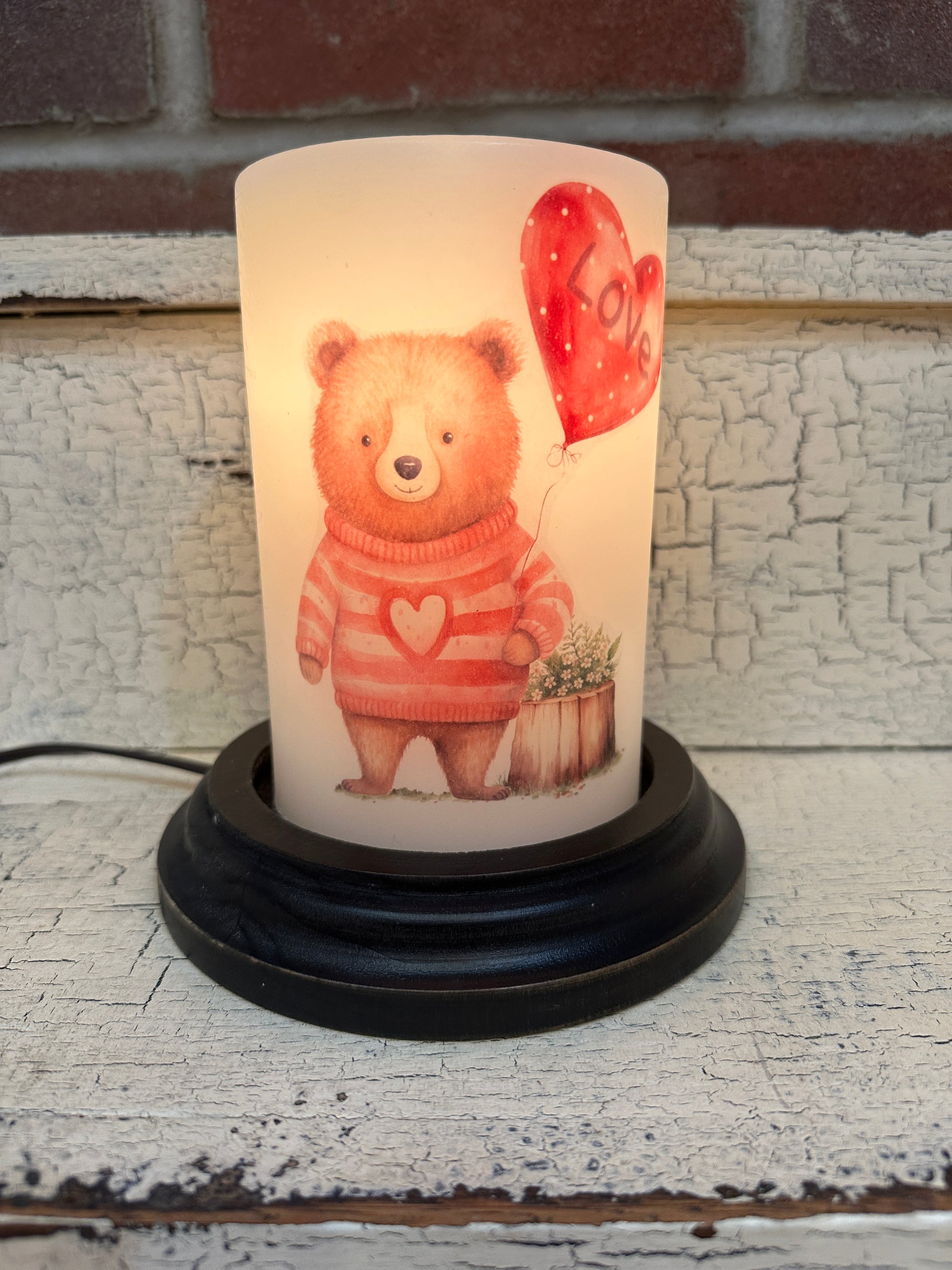 Barry Cute Valentine Candle Sleeve