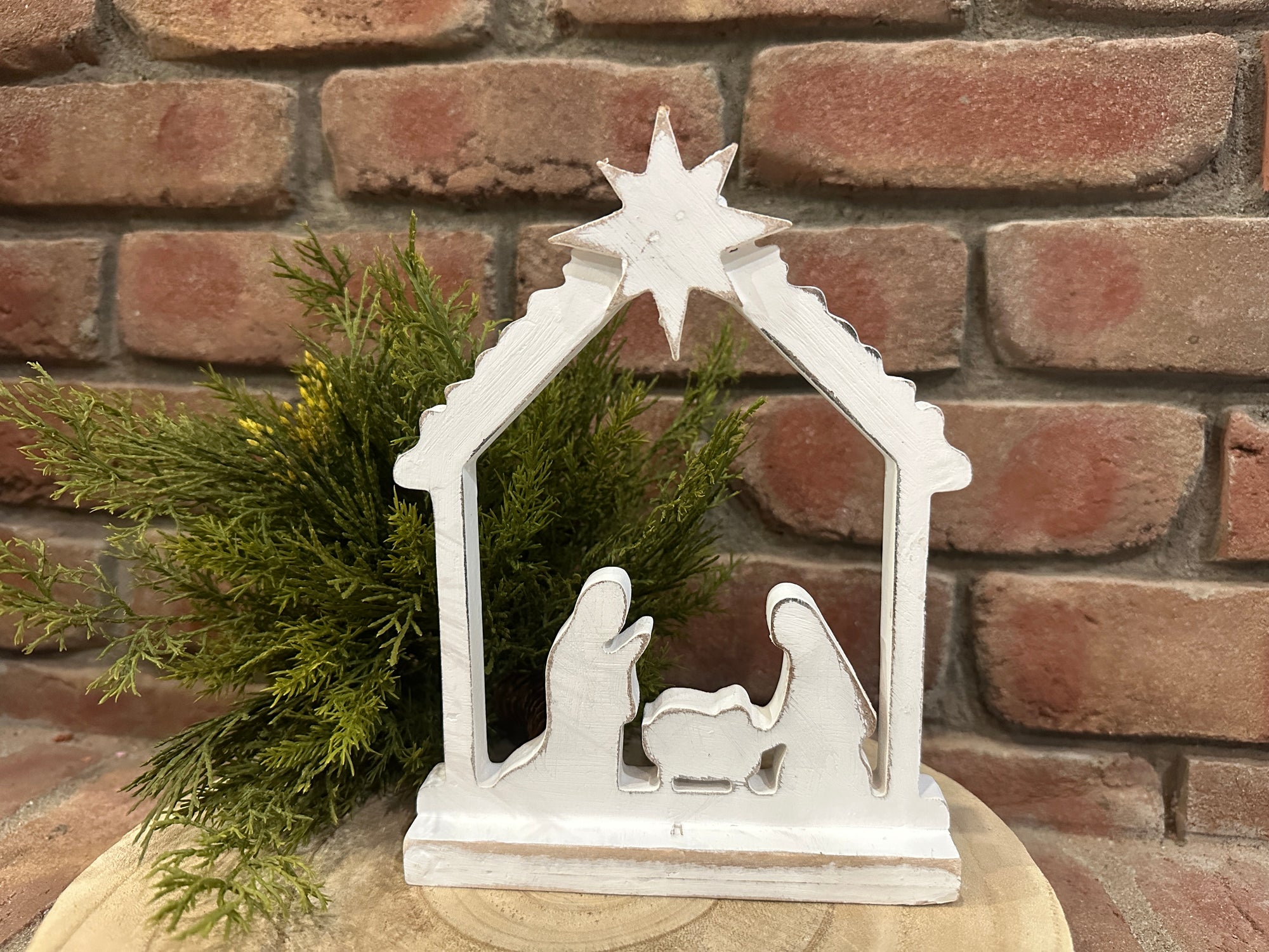 Wood Nativity