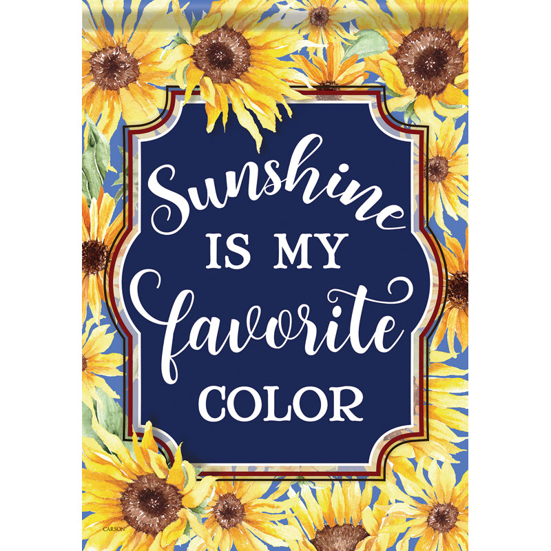 Sunflower Pattern Garden Flag