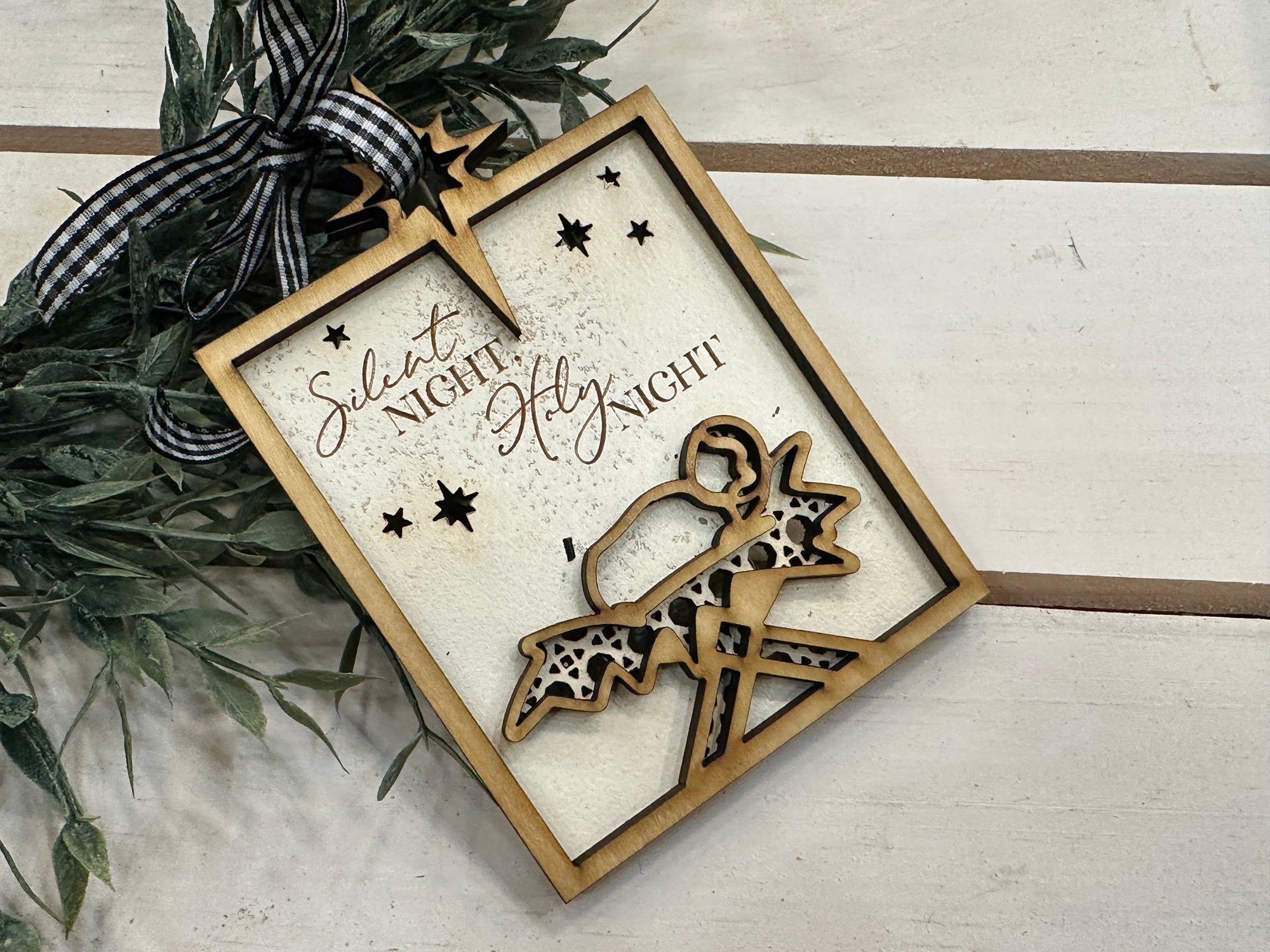 Handmade Silent Night Ornament