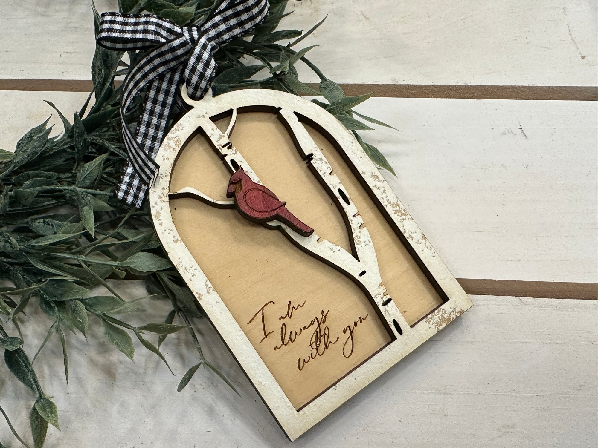 Handmade Always with You Cardinal Ornament