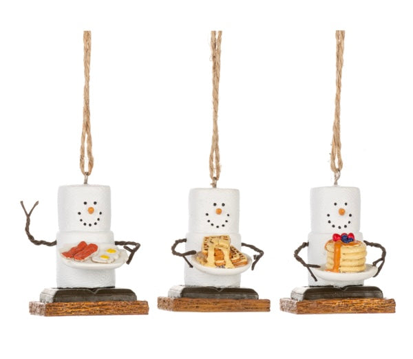 S’mores Breakfast Ornaments - 3 Styles