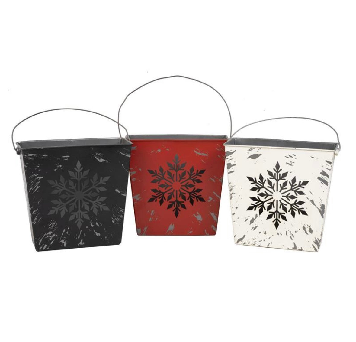 Metal Snowflake Pockets - 3 Styles