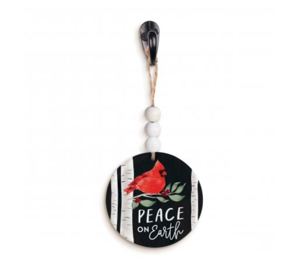 Peace on Earth Cardinal Ornament