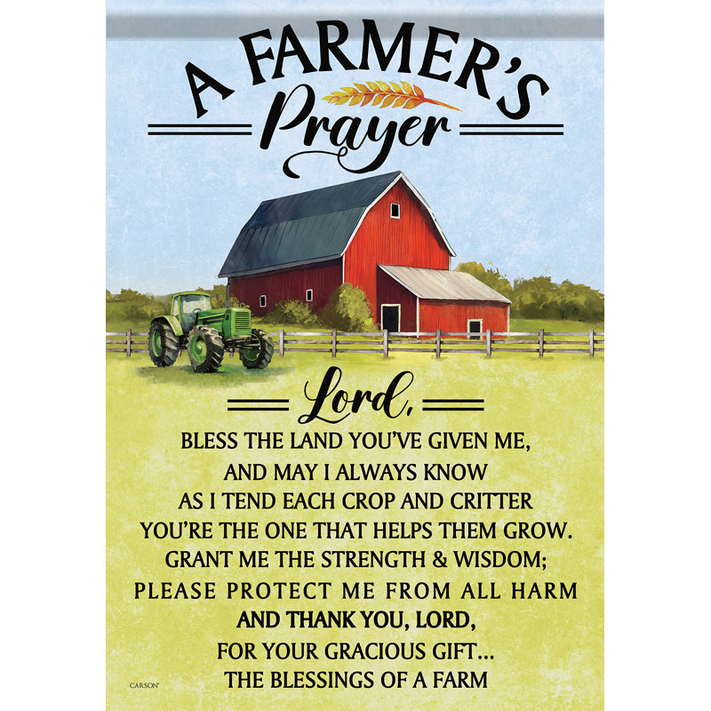 Farmer’s Prayer Garden Flag