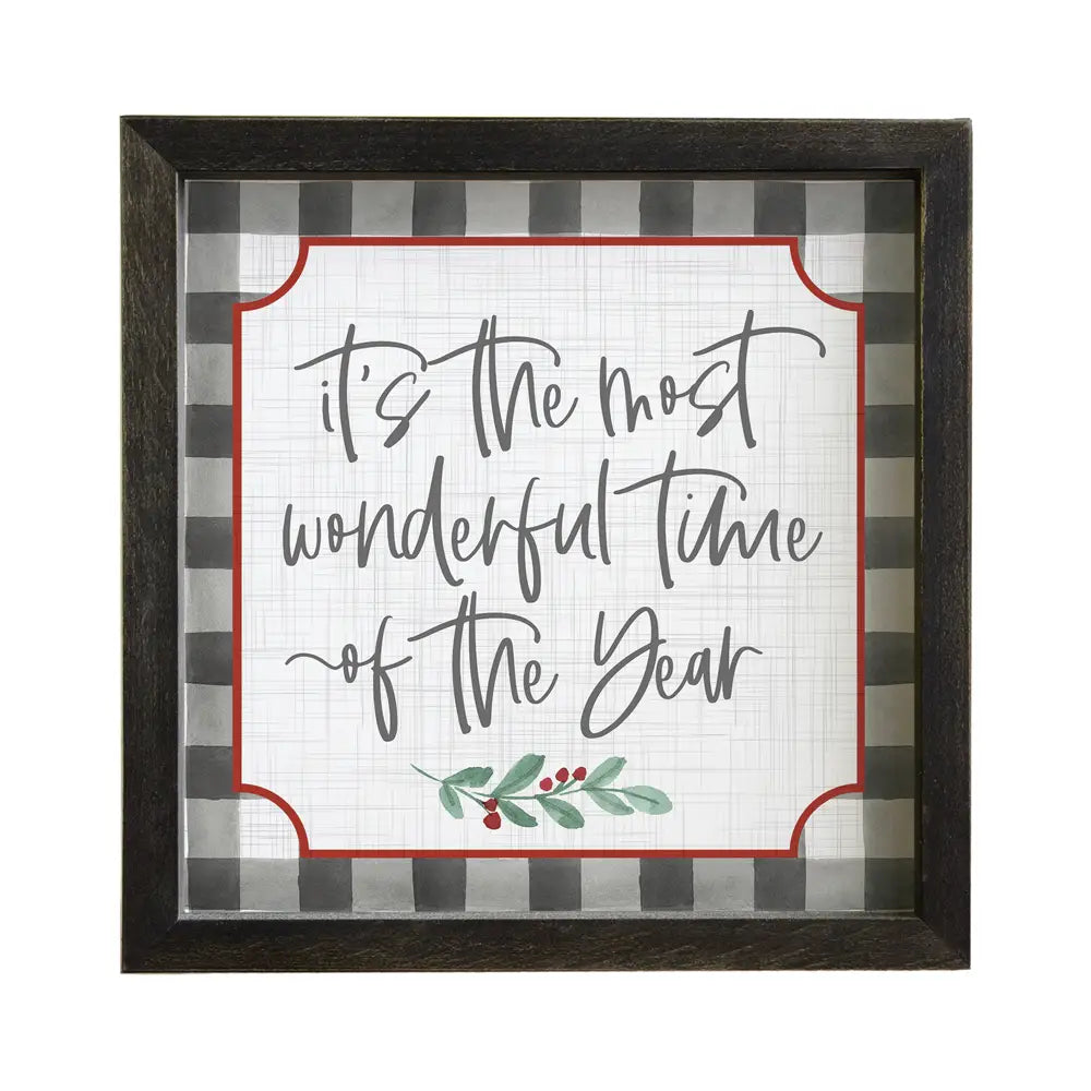 Most Wonderful Time Framed Sign