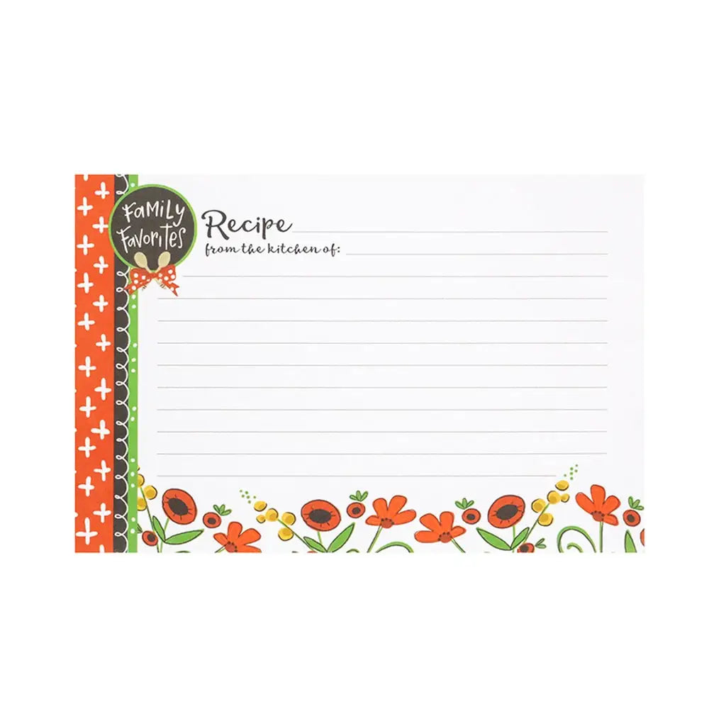 Family Favorites Recipe Cards