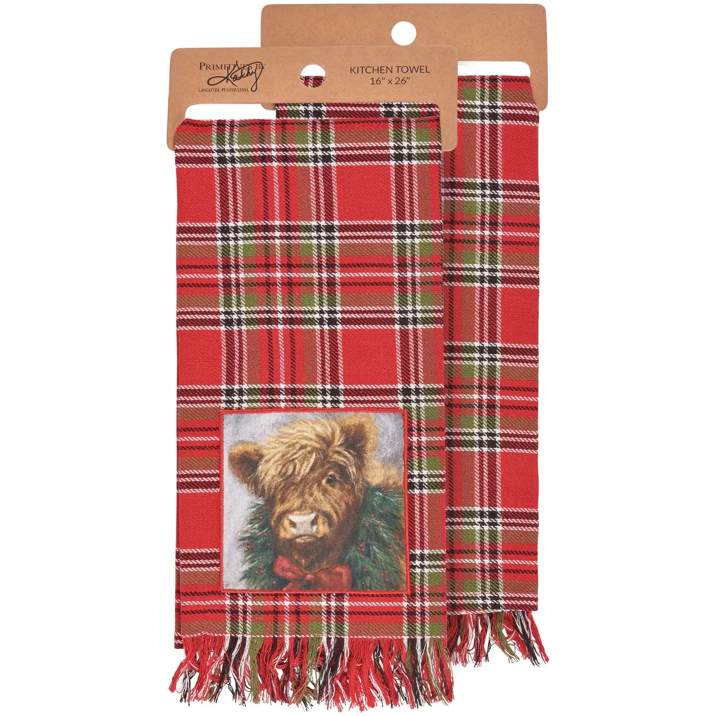 Holiday Highland Towel