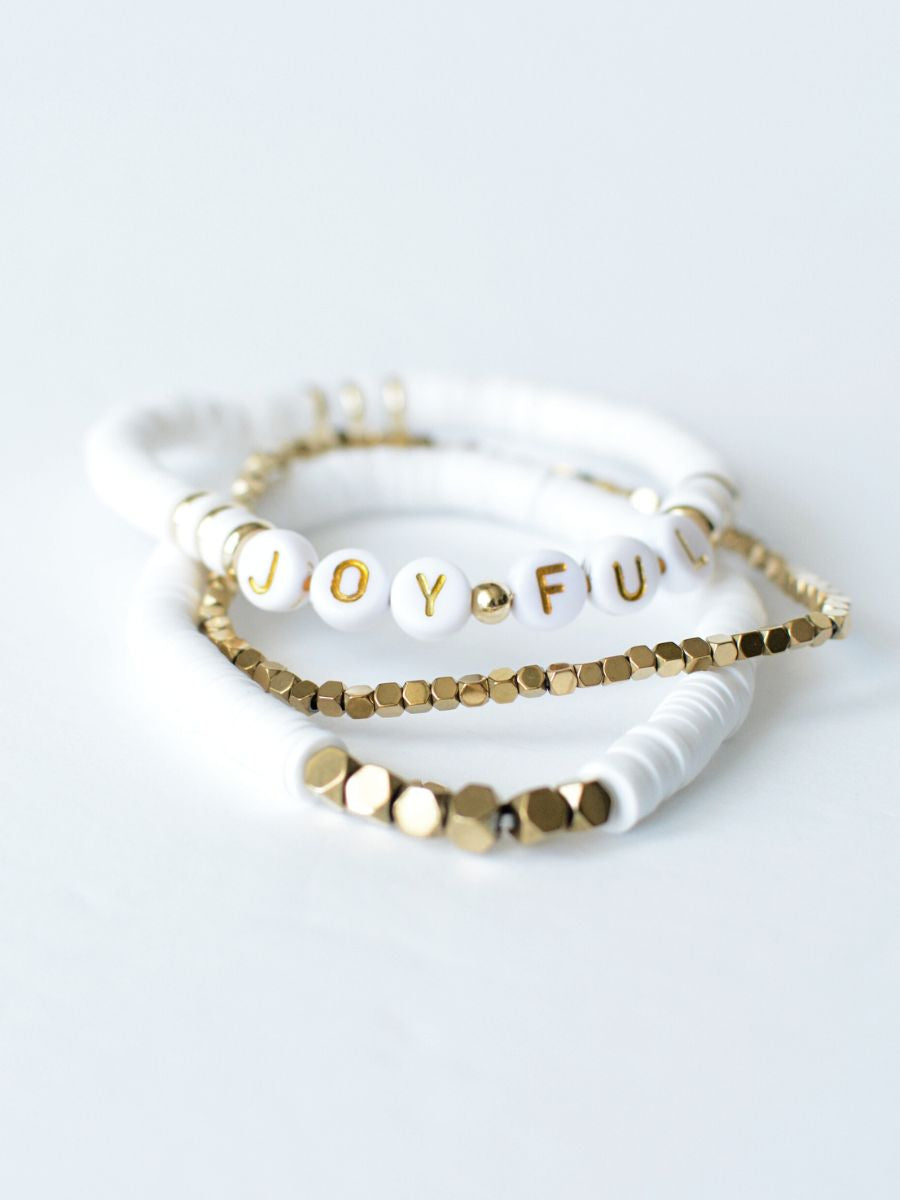 Joyful Bracelet Stack - Set of 3