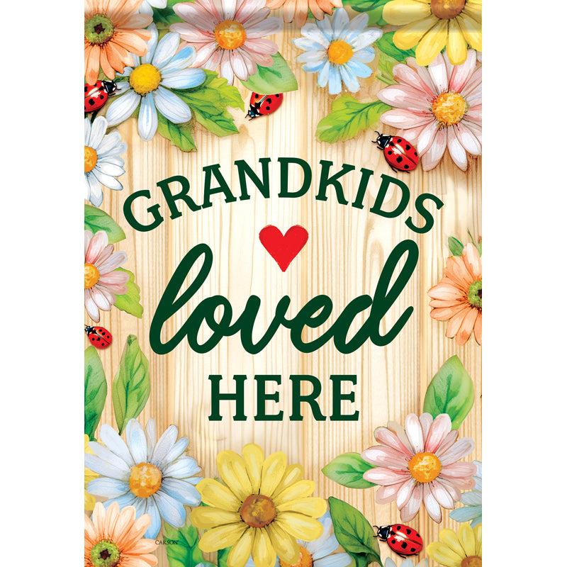 Grandkids Garden Flag