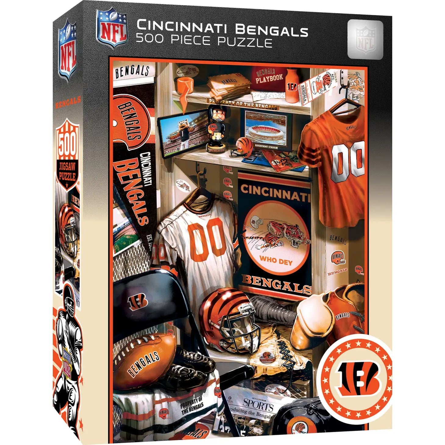 Cincinnati Bengals Locker Room 500 piece puzzle