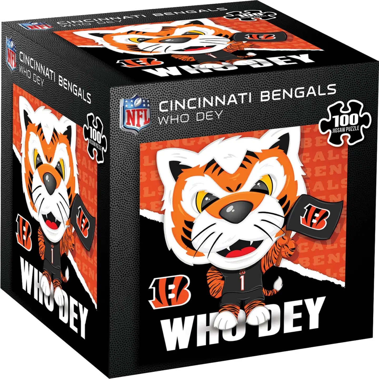 Cincinnati Bengals Mascot 100 Piece Puzzle