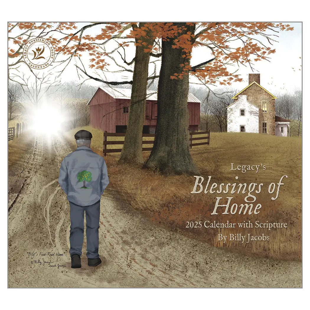 2025 Billy Jacobs Blessings of Home Wall Calendar