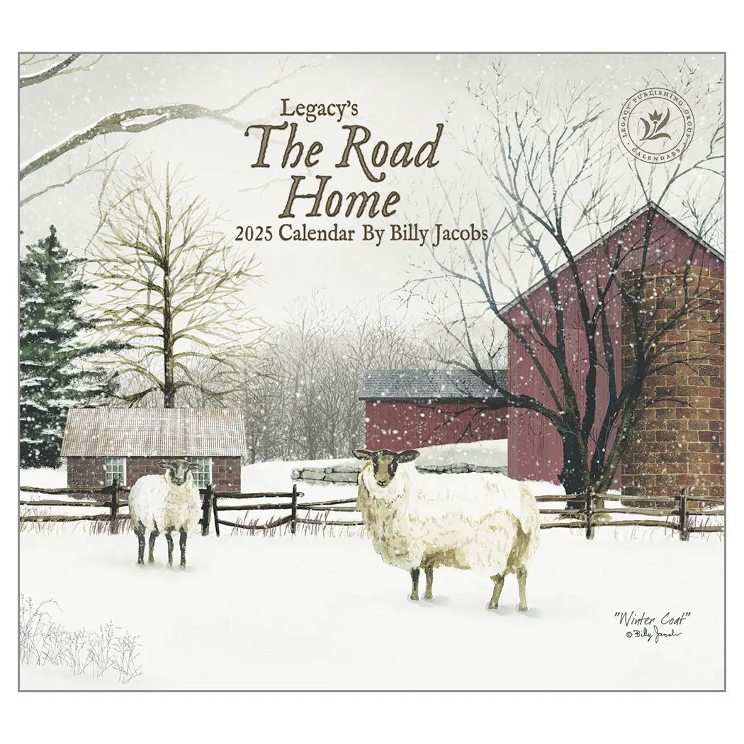 2025 Billy Jacobs The Road Home Wall Calendar