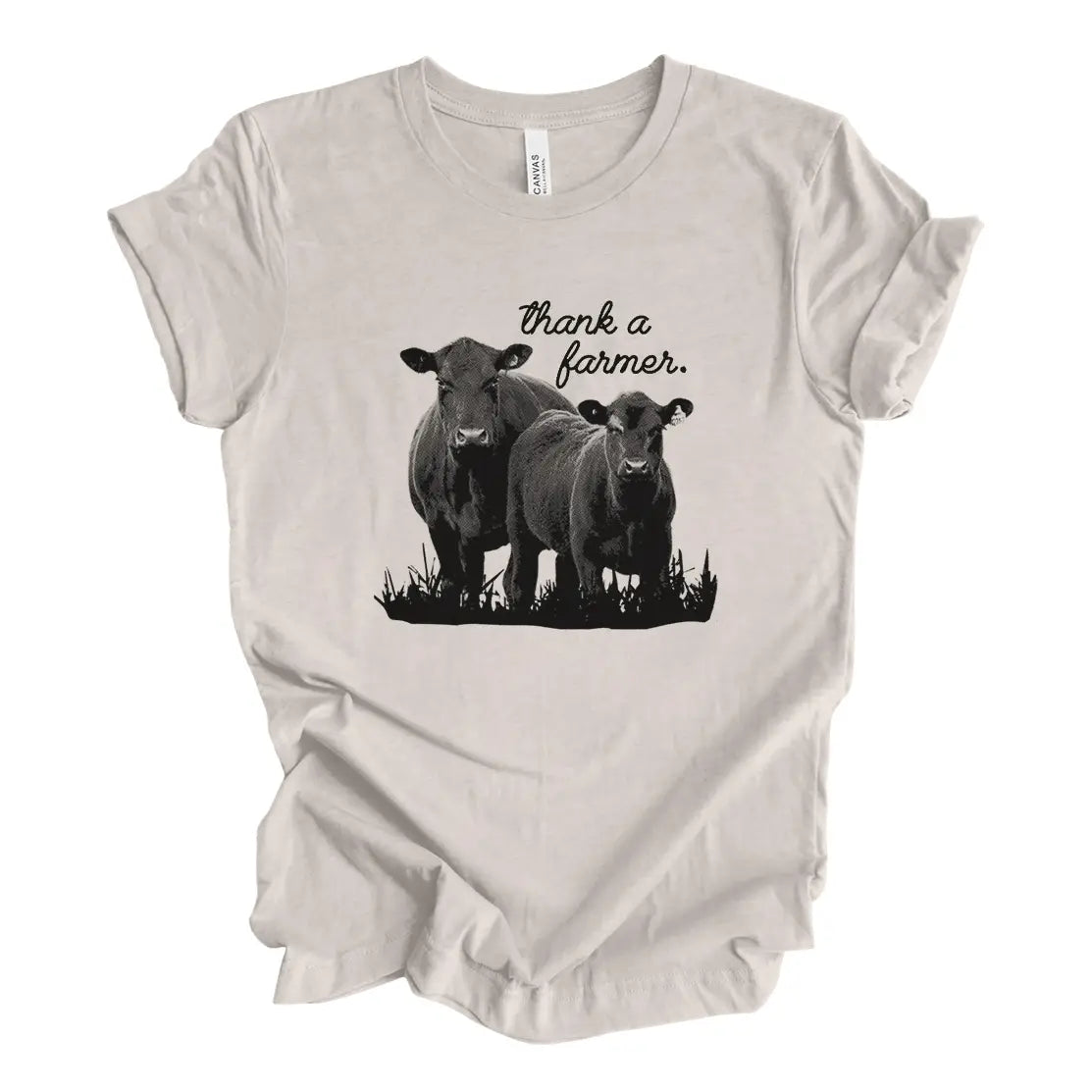 Thank A Farmer Cows Graphic Tee