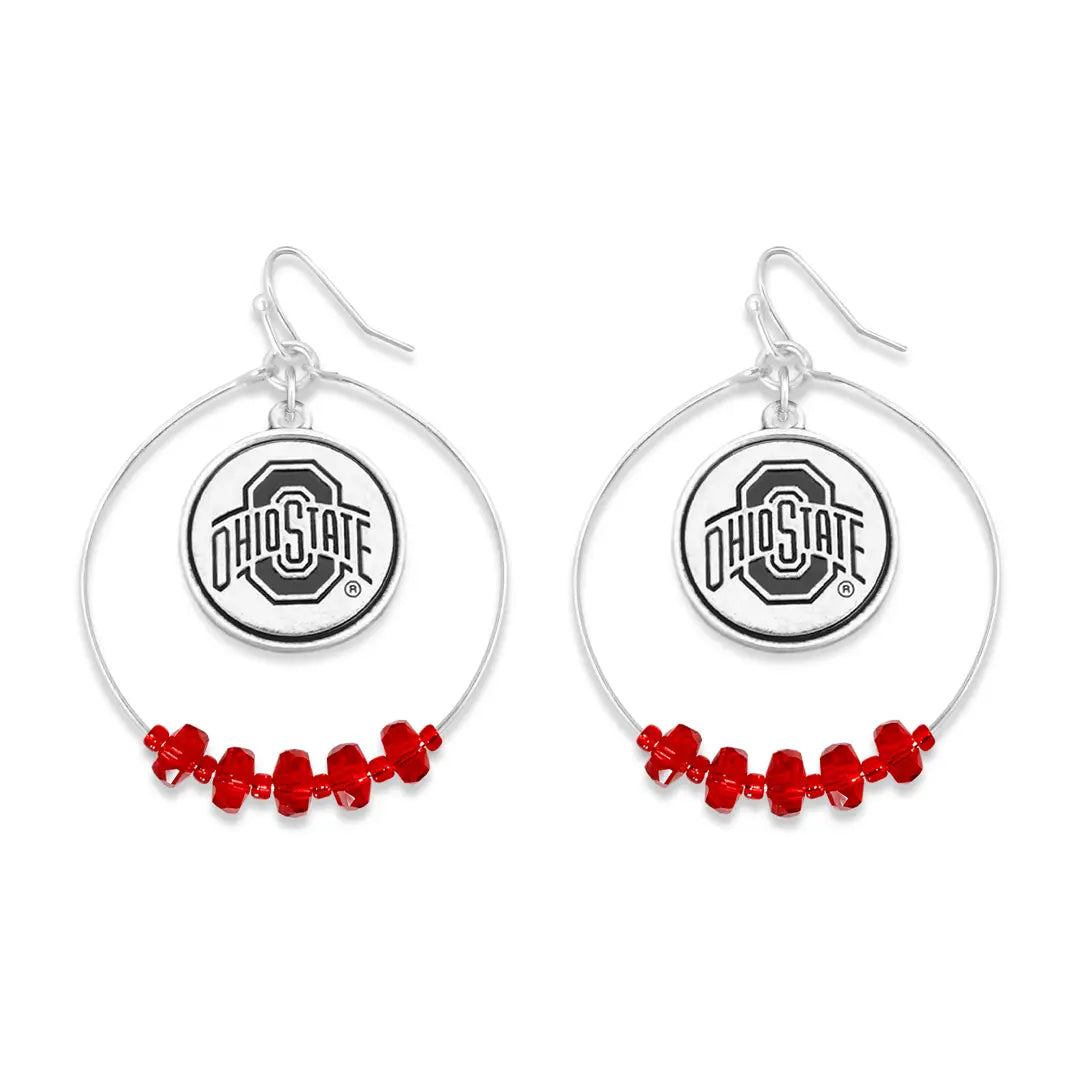 Ohio State Buckeyes Chloe Earrings