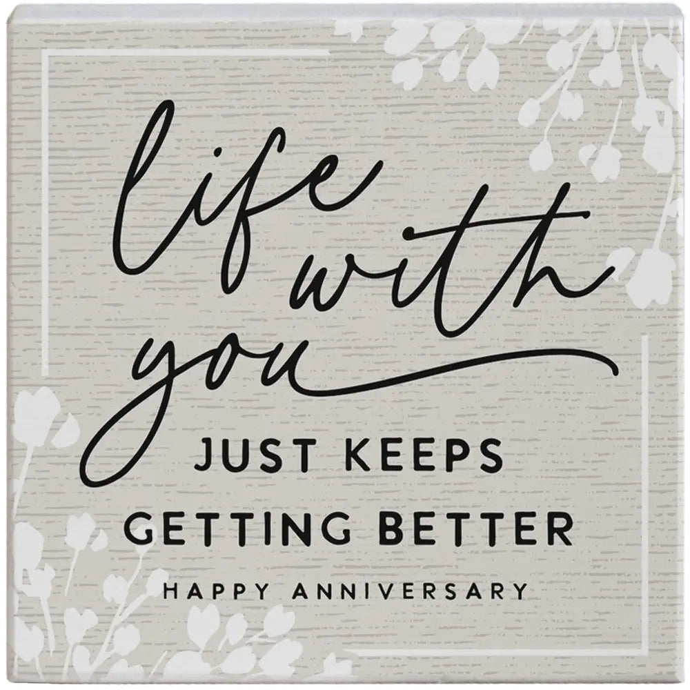 Life With You Anniversary Gift-A-Block