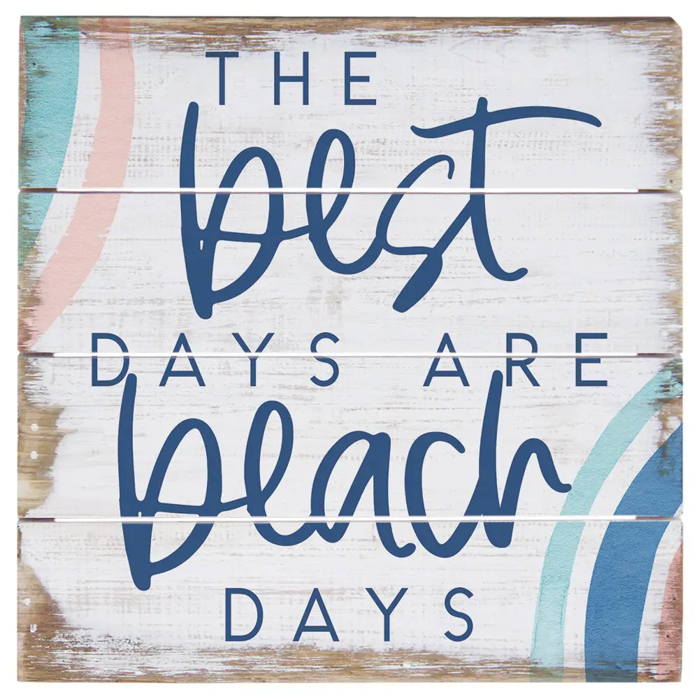 Beach Days Pallet Sign