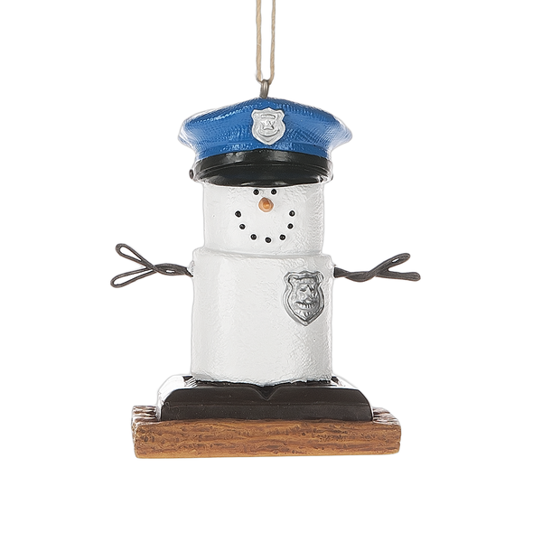 S’mores Policeman Ornament