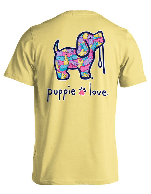 Puppie Love Marshmallow Bunny Pup Tee