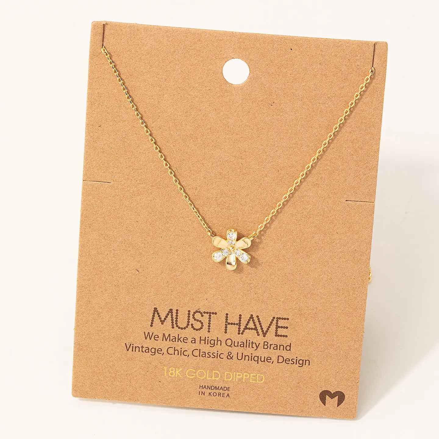 Dainty Flower Necklace