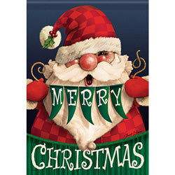 Merry Santa Garden Flag