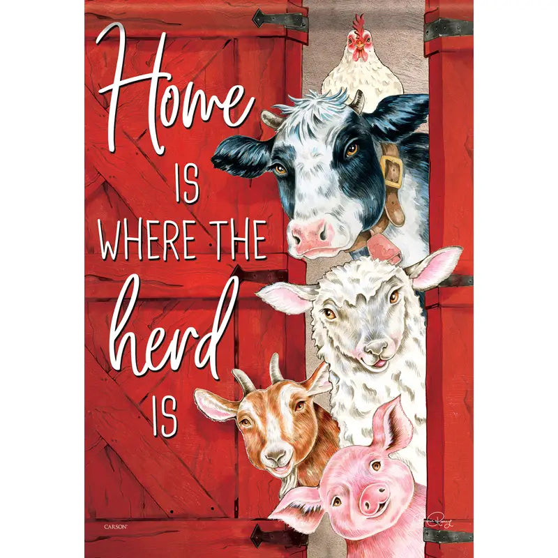 Barnyard Friends Garden Flags