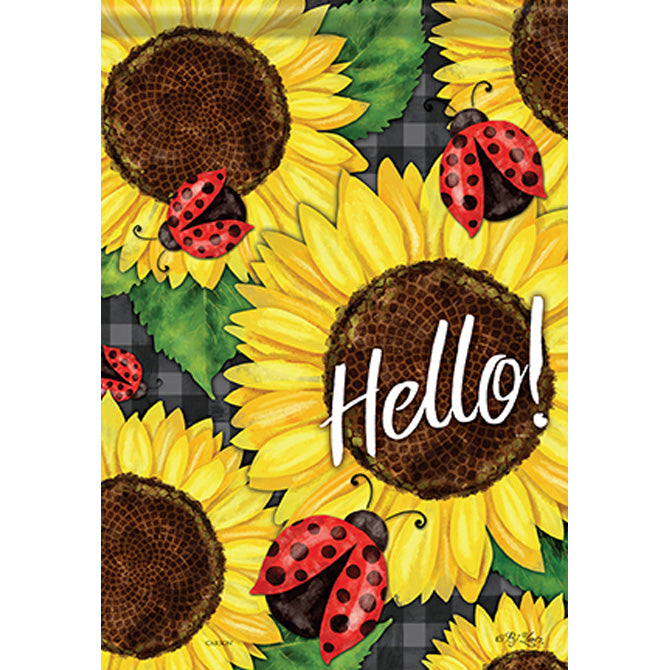 Sunflower Summer Garden Flag