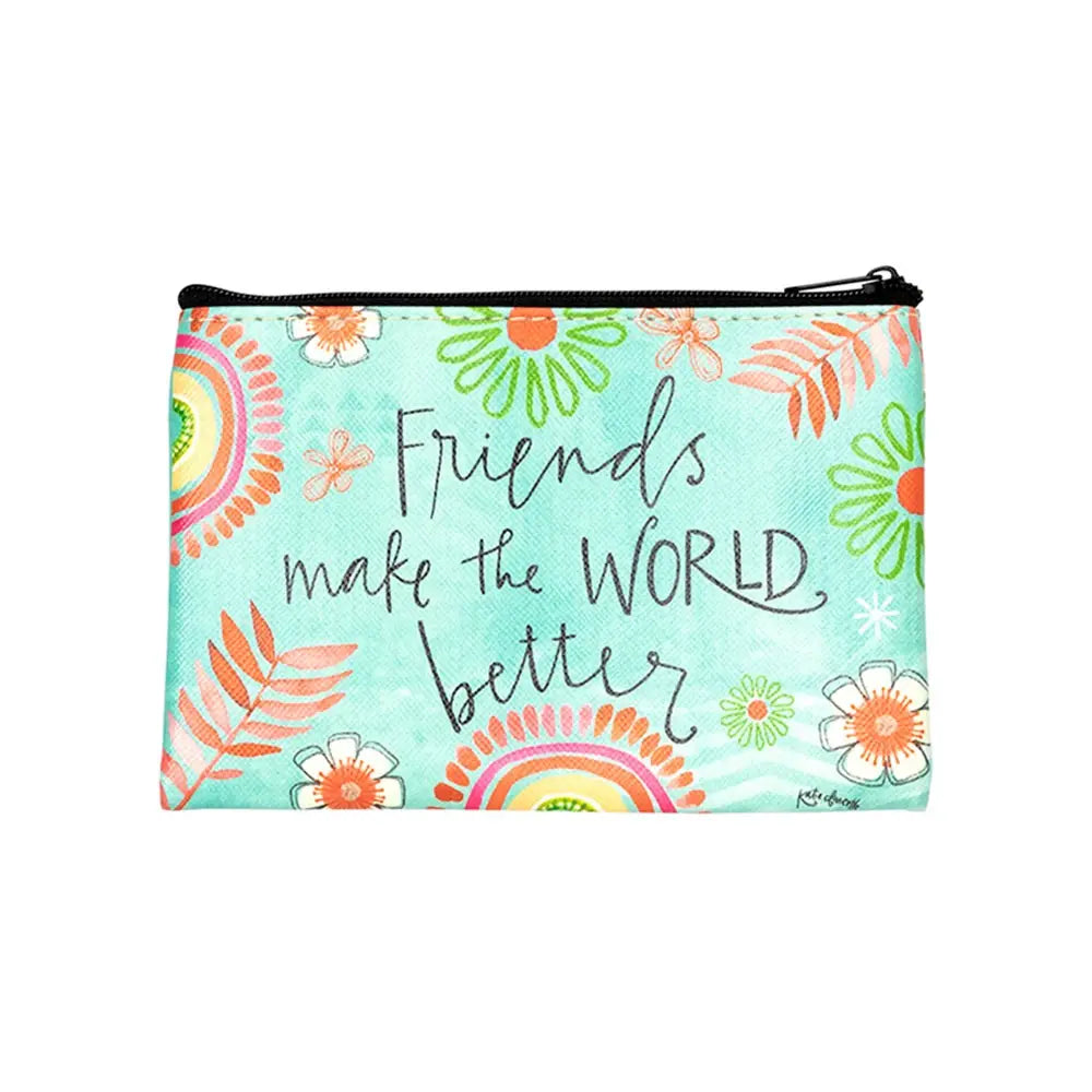 Friends Make The World Coin Purse