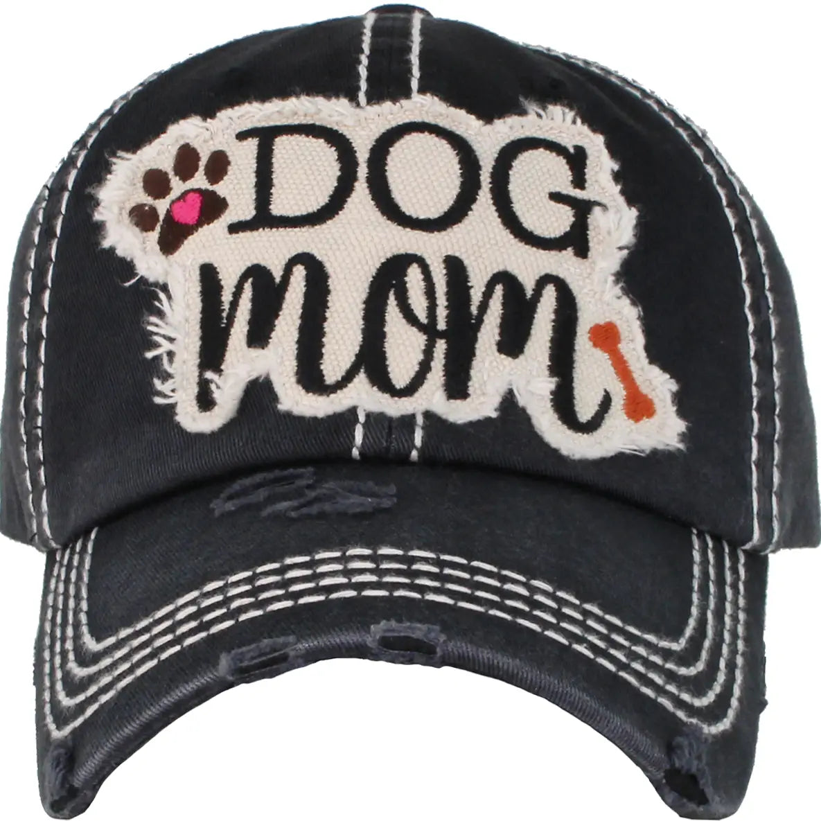 Dog Mom Vintage Baseball Cap