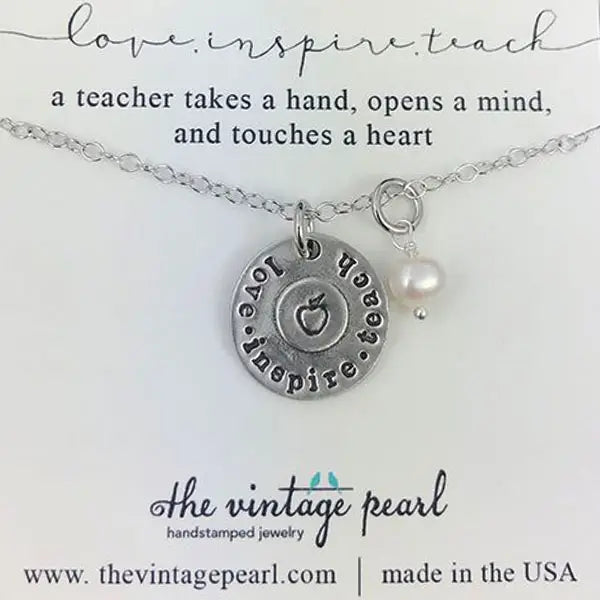 Love Inspire Teach Necklace