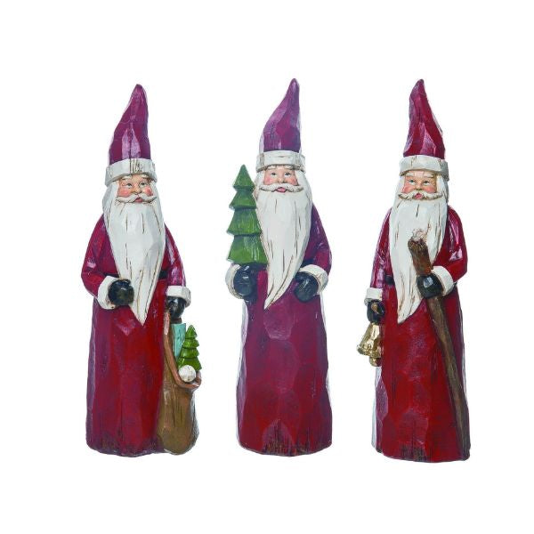 Rustic Santa Figurine - 3 Styles