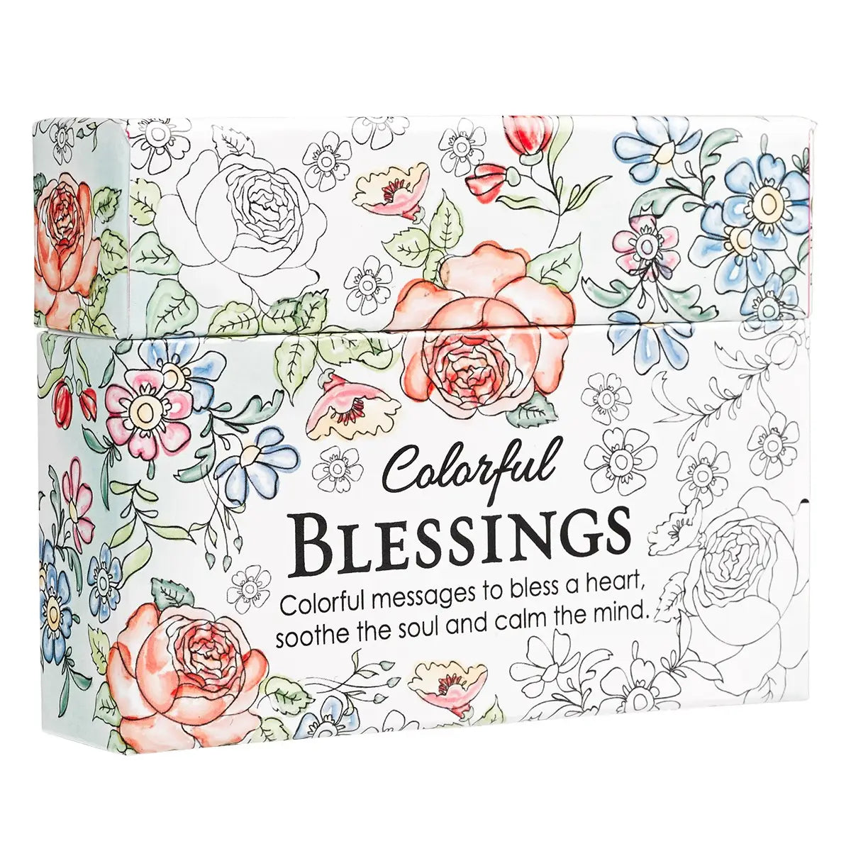 Colorful Blessings Coloring Cards