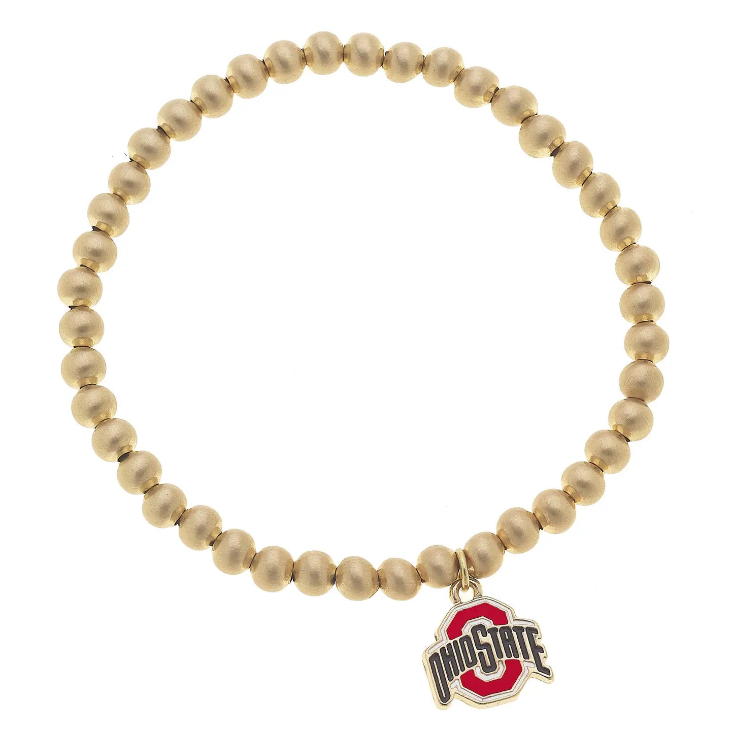 Ohio State Buckeyes Ball Bead Stretch Bracelet