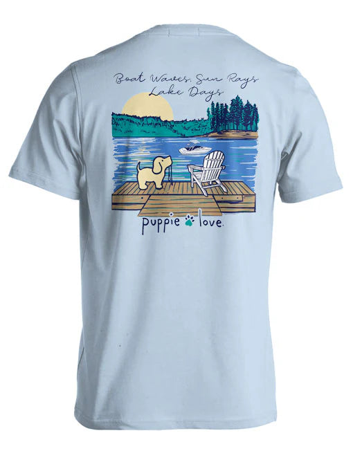 Puppie Love Lake Days Pup Tee