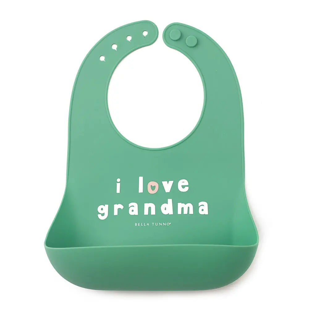 I Love Grandma Wonder Bib