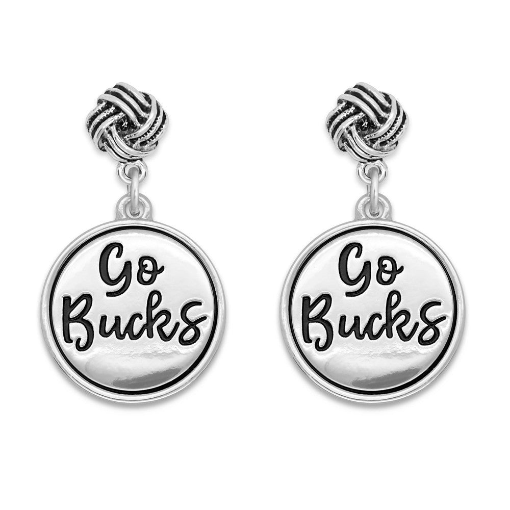 Go Bucks Knot Earrings