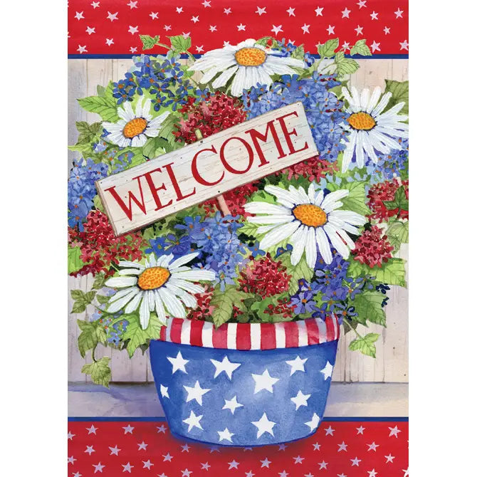 Welcome Sign Garden Flag