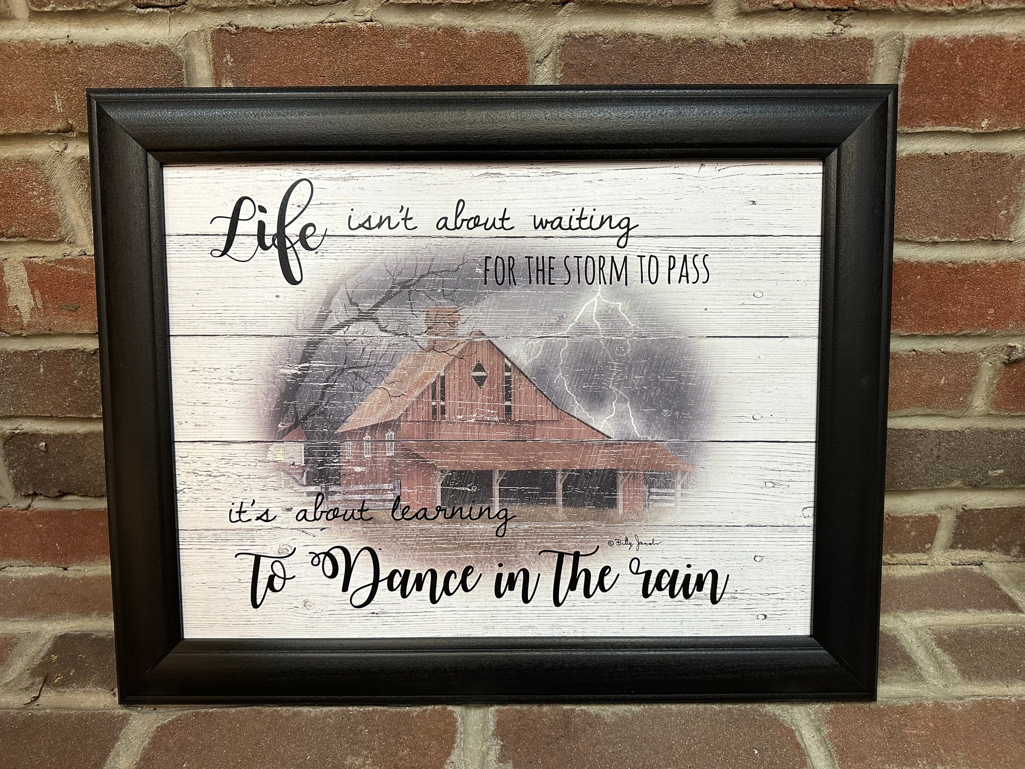 Dance in the Rain Framed Print