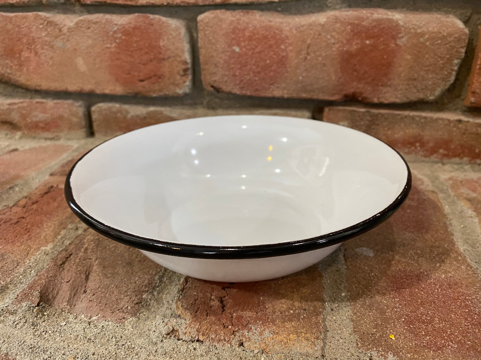 White Enamel Bowl