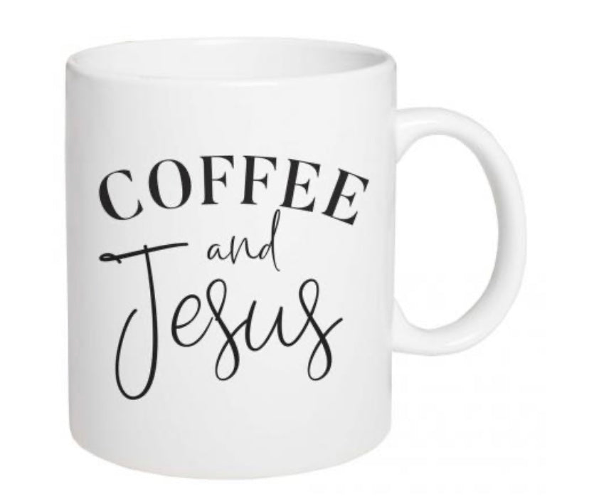 Coffee and Jesus Mug