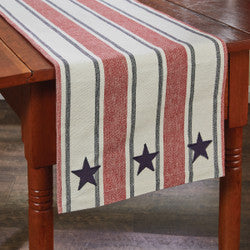 Stars and Stripes 54” Table Runner