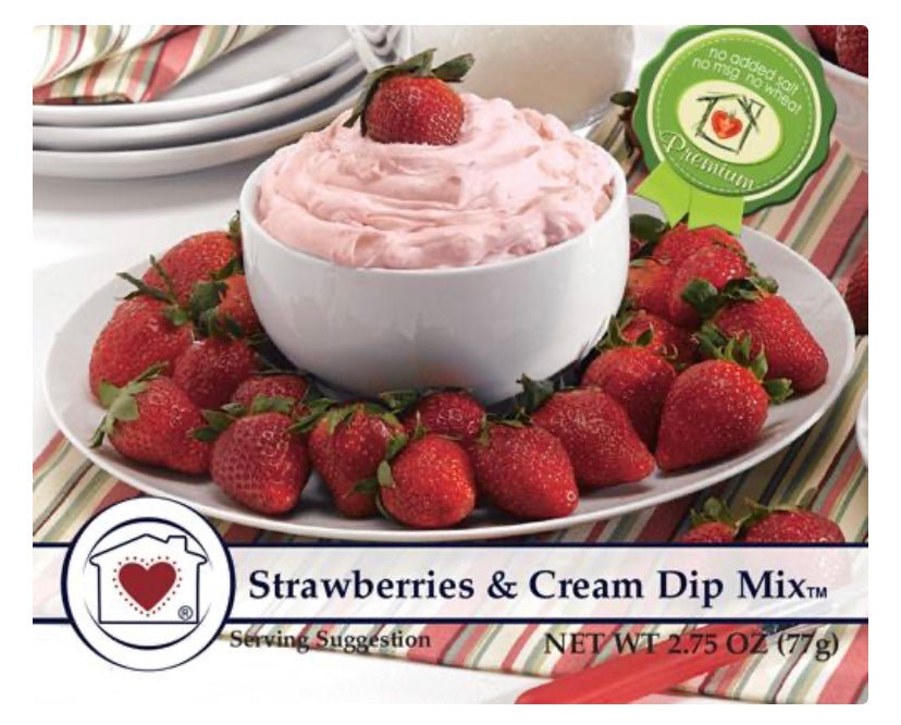 Strawberries & Cream Dip Mix