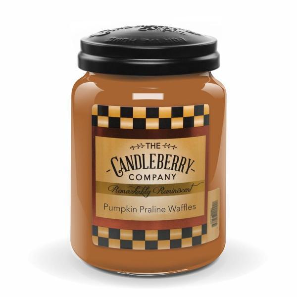 Pumpkin Praline Waffles 26 oz Candleberry Candles