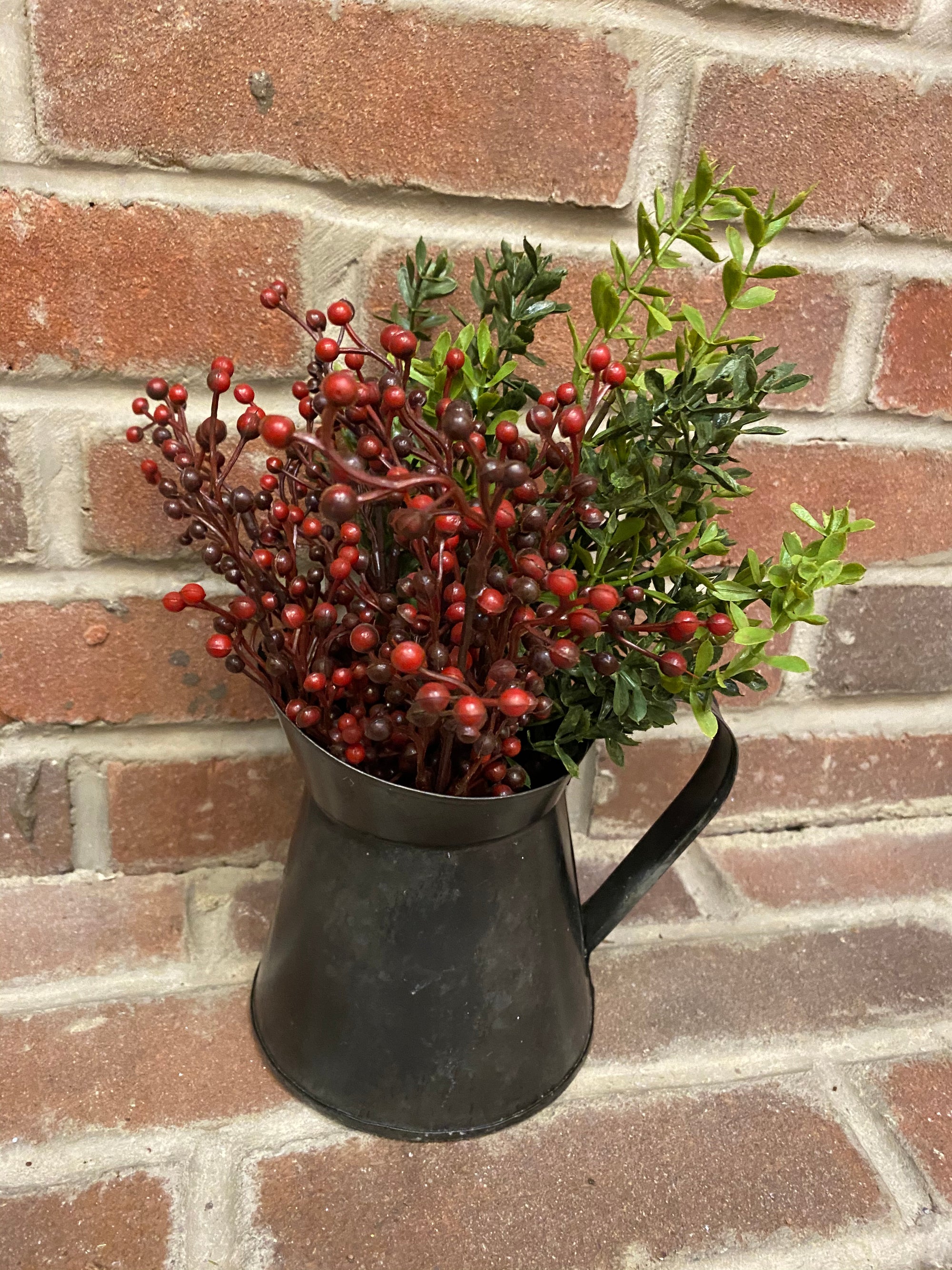 Farmhouse Pitcher Arrangement