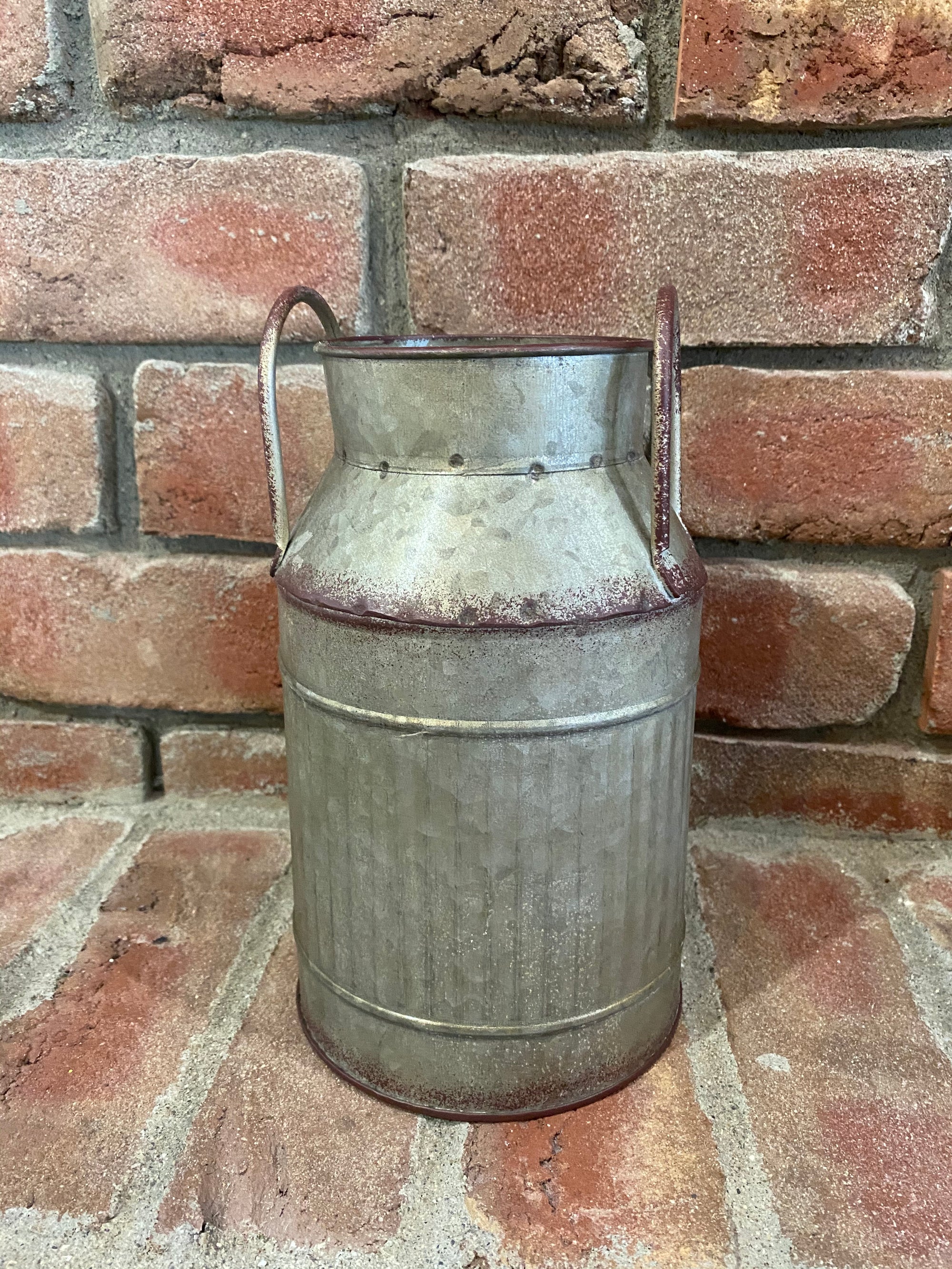 Galvanized Milk Bucket