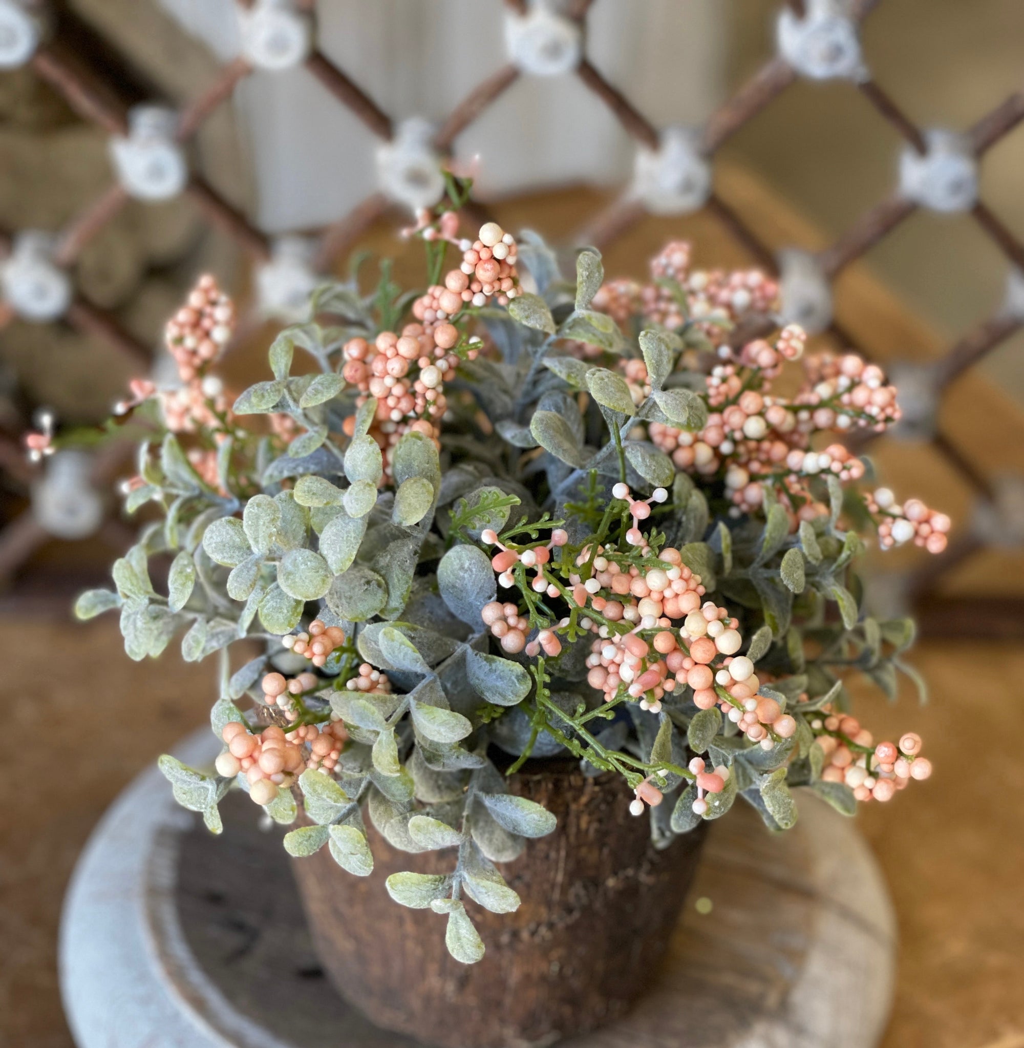 Pebble & Berries Half Sphere - Posy