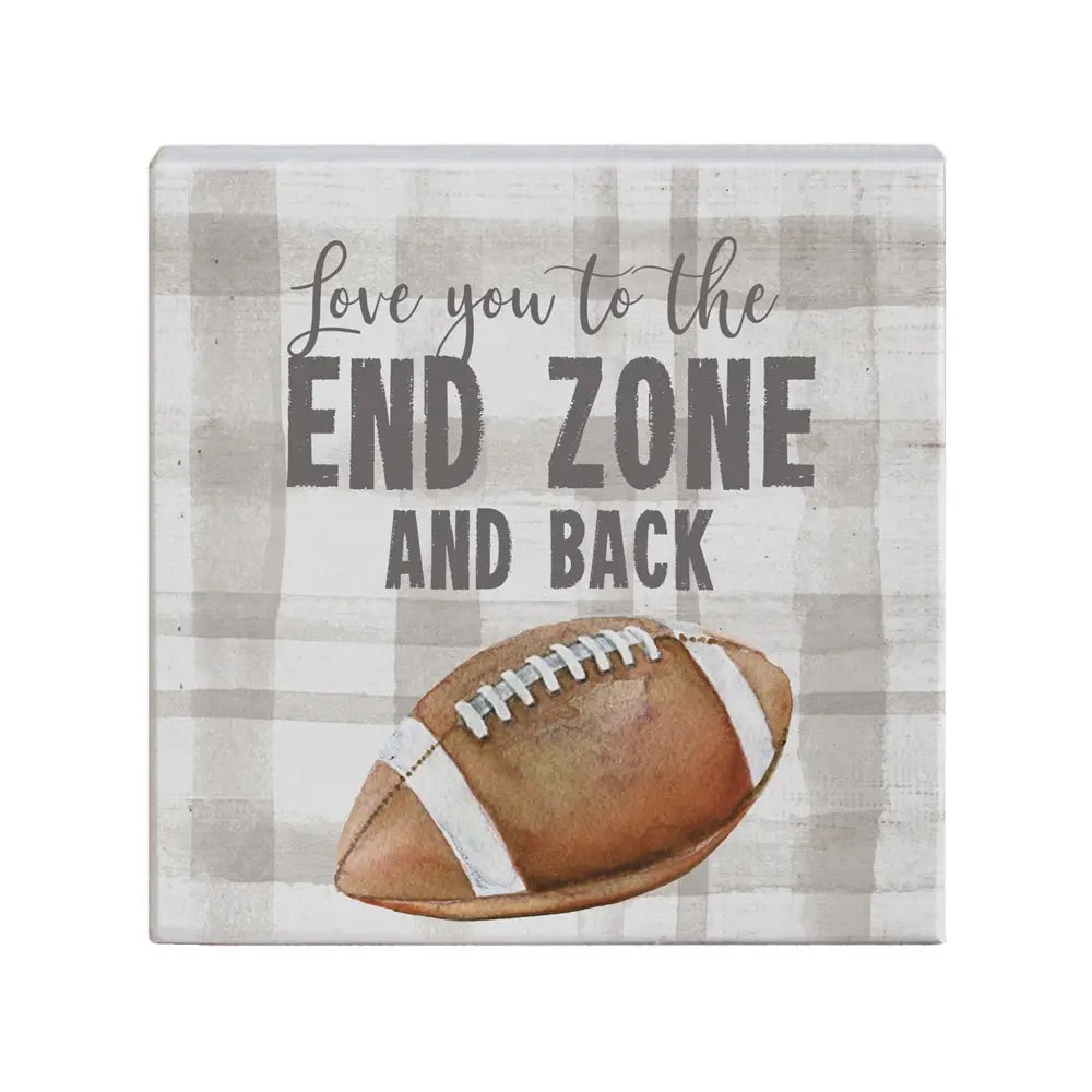 End Zone and Back Wood Block