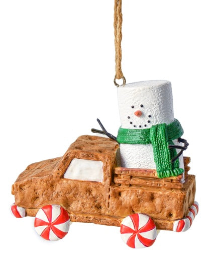 S’mores Graham Cracker Truck Ornament